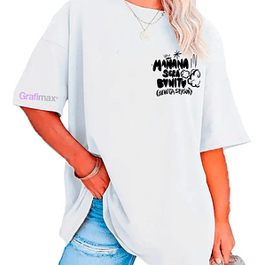 Polera Karol G Mañana Sera Bonito Nueva Doble Grafimax