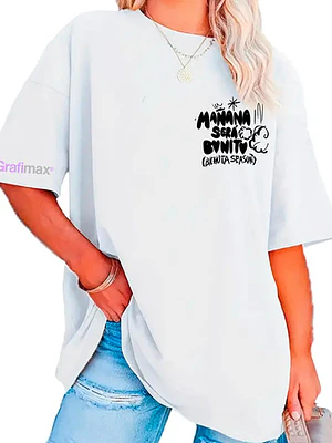 Polera Karol G Mañana Sera Bonito Nueva Doble Grafimax