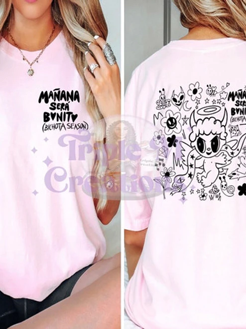 Polera Karol G Mañana Sera Bonito Nueva Doble Grafimax 13