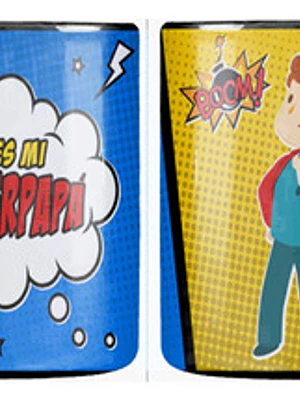 Tazón Dí­A Del Padre Eres Mi Super Papá Comics Grafimax