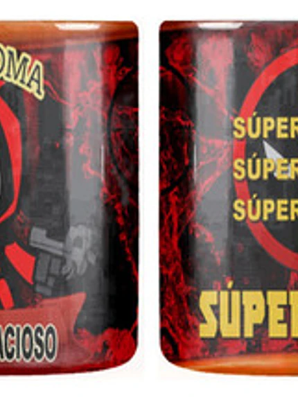 Tazón Dí­A Del Padre Deadpool Papá Gracioso Grafimax 1