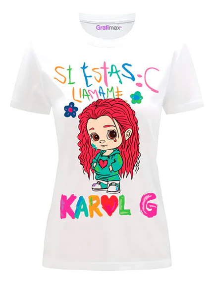 Polera Karol G Mañana Sera Bonito Nueva Grafimax 11