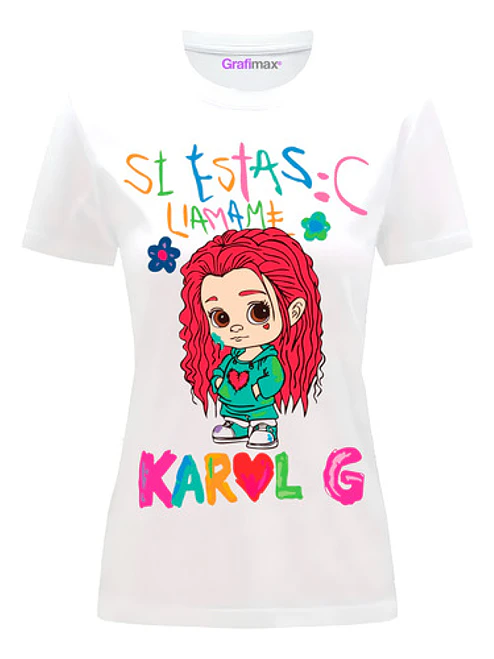 Polera Karol G Mañana Sera Bonito Nueva Grafimax 11