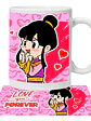 Pack Tazones Amor Dragon Ball Goku Y Milk Grafimax - Miniatura 3