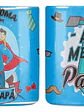 Tazón Dí­A Del Padre Super Papá Al Mejor Padre Grafimax - Miniatura 1