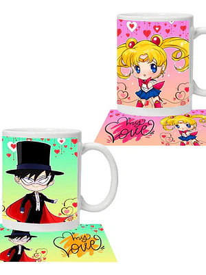 Pack Tazones Amor Sailor Moon My Love Grafimax