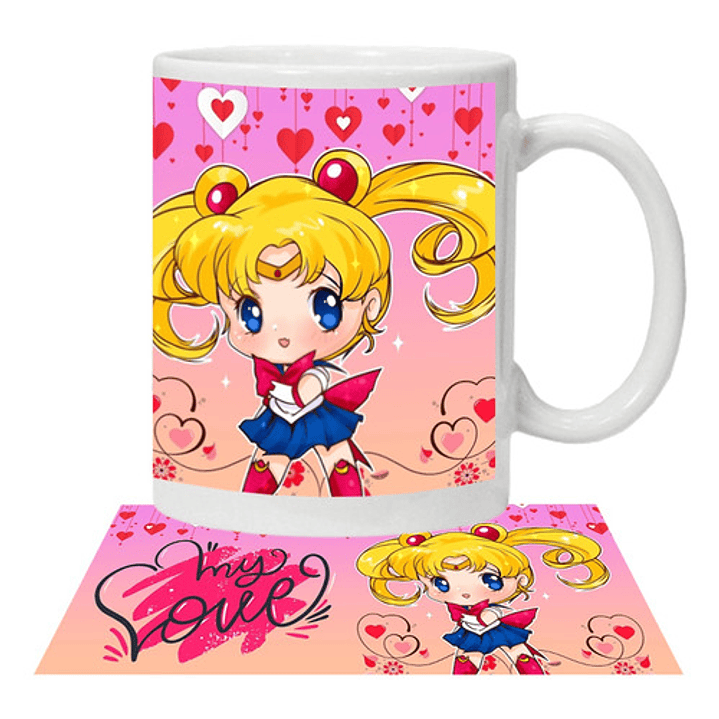 Pack Tazones Amor Sailor Moon My Love Grafimax 3