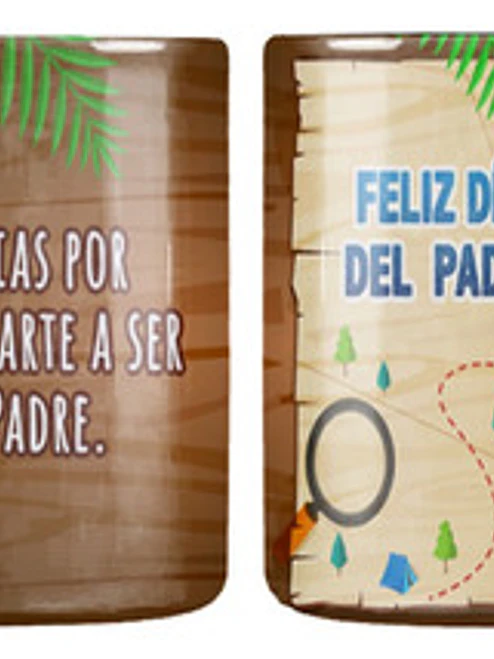 Tazón Dí­A Del Padre Por Aventurarte A Ser Mi Padre Grafimax 1