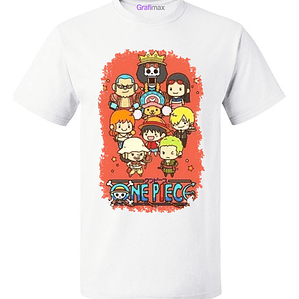 Polera One Piece Amigos Anime Calidad Grafimax