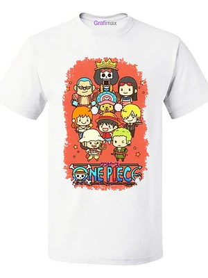 Polera One Piece Amigos Anime Calidad Grafimax