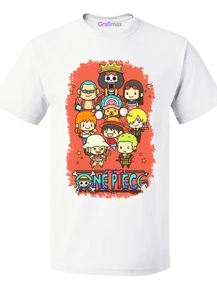 Polera One Piece Amigos Anime Calidad Grafimax 1