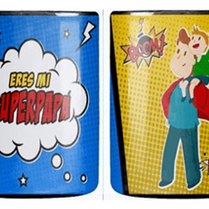Tazón Dí­A Del Padre Eres Mi Super Papá Comics Grafimax