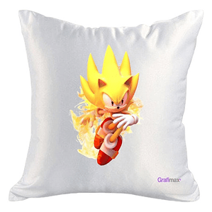 Cojí­N Blanco Felpa Super Sonic 40X40 Grafimax