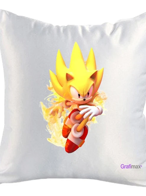 Cojí­N Blanco Felpa Super Sonic 40X40 Grafimax 1