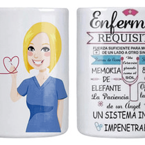 Tazón Enfermera Requisitos Frases Grafimax