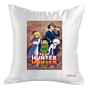 Cojí­N Blanco Felpa Hunter X Hunter 40X40 Grafimax