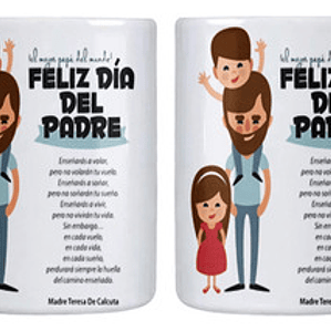 Tazón Dí­A Del Padre La Huella Del Camino Enseñado Grafimax