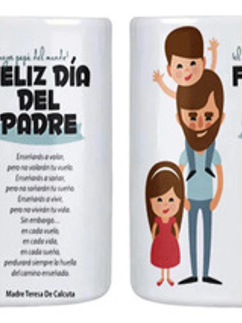Tazón Dí­A Del Padre La Huella Del Camino Enseñado Grafimax 1