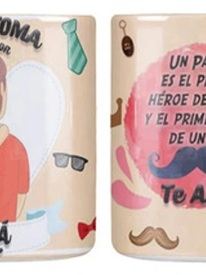 Tazón Dí­A Del Padre Primer Héroe Primer Amor Grafimax
