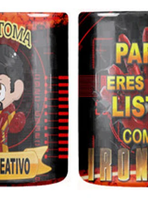 Tazón Dí­A Del Padre Iron Man Papá Creativo Grafimax