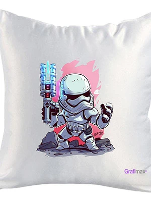 Cojí­N Felpa Star Wars Stromtrooper Chibi 40X40 Grafimax