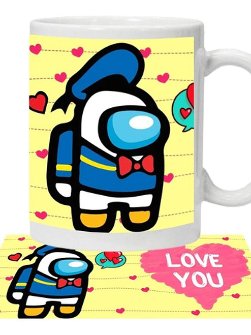 Pack Tazones Amor Among Us Pato Donald Y Daisy Grafimax 2
