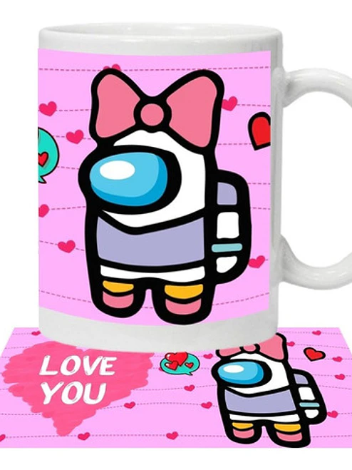 Pack Tazones Amor Among Us Pato Donald Y Daisy Grafimax 3