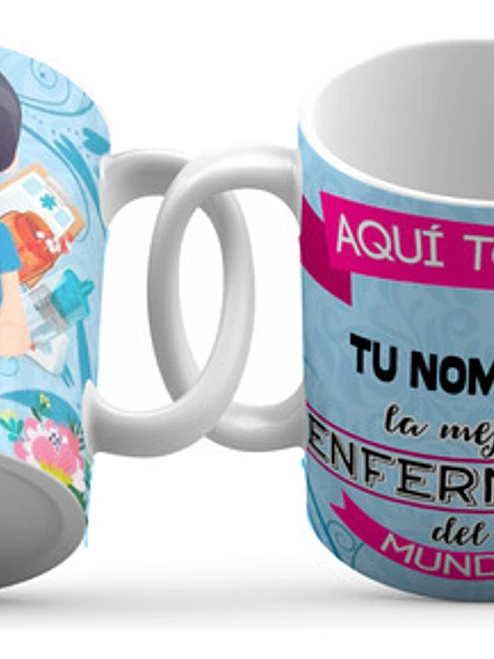 Tazón Enfermeras Personalizable Diseños 11Oz Grafimax 2