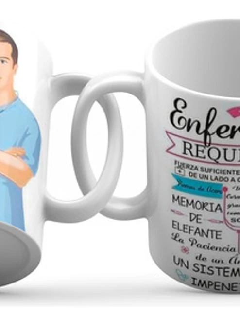 Tazón Enfermeras Personalizable Diseños 11Oz Grafimax 5