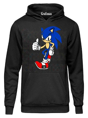 Polerón Capucha Sonic Thumb Up Sega Grafimax