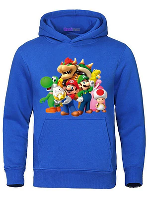 Polerón Mario Bross Amigos Calidad Videojuegos Grafimax