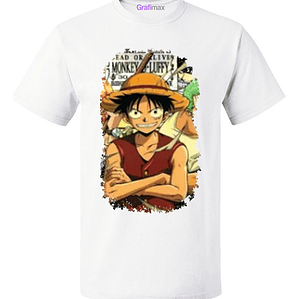 Polera Monkey D. Luffy One Piece Anime Grafimax