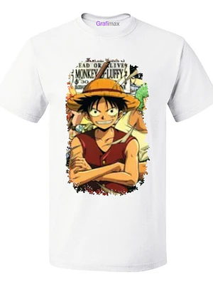 Polera Monkey D. Luffy One Piece Anime Grafimax