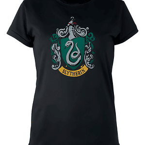 Polera Harry Potter Slytherin Peliculas Libro Mujer Grafimax