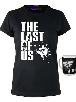 Kit Polera Serie The Last Of Us Mujer + Tazón Grafimax