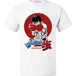 Polera Hajime No Ippo Espiritu De Lucha Anime Grafimax