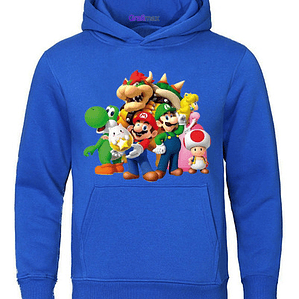 Polerón Mario Bross Videojuegos Amigos Grafimax