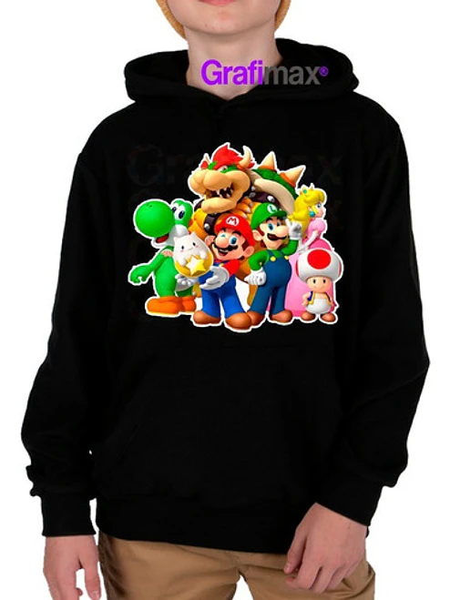Polerón Mario Bross Videojuegos Amigos Grafimax 5