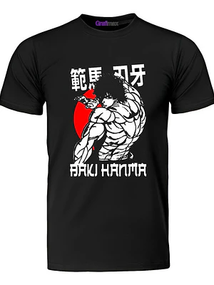 Polera Baki Hanma Anime Manga Luchador Grafimax