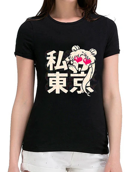 Polera Sailor Moon Serena Mujer Grafimax 1