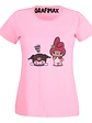 Polera Rosa Kuromi Y Melody Amigas Grafimax - Miniatura 1