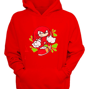 Polerón Knuckles Rojo Sonic The Echidna Grafimax