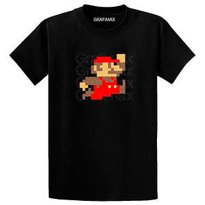 Polera Super Mario Bross 8 Bits Retro Video Game Grafimax