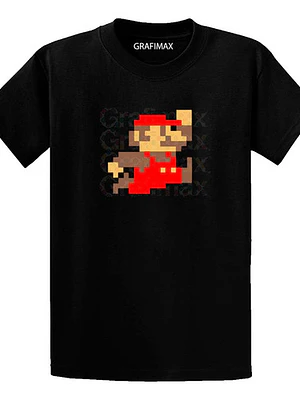 Polera Super Mario Bross 8 Bits Retro Video Game Grafimax