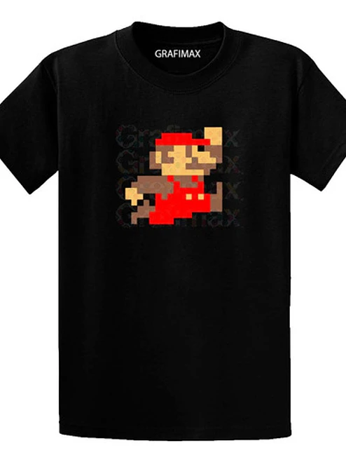 Polera Super Mario Bross 8 Bits Retro Video Game Grafimax 1