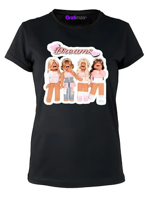 Polera Roblox Niñas Skin Amigas Calidad Video Game Grafimax