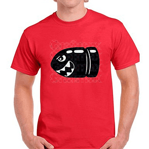 Polera Super Mario Bross Bullet Grafimax