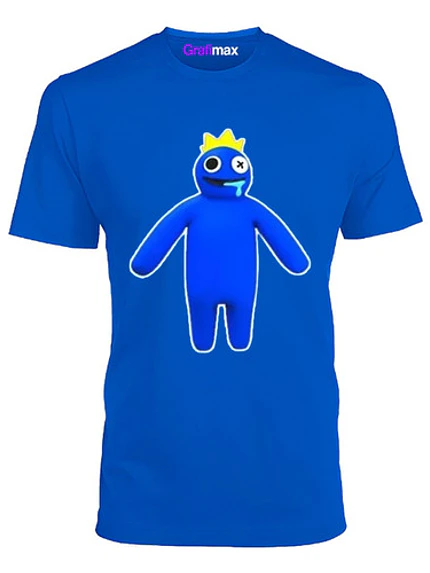 Polera Blue Rainbow Friends Roblox Video Game Grafimax 1