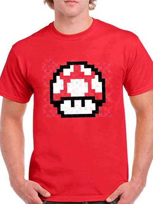 Polera Super Mario Bross Mushroom Niño Grafimax 1