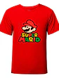 Polera Mario Bross Rojo Logo Video Game Grafimax - Miniatura 1